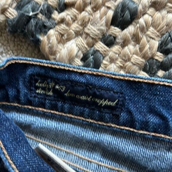 Citizens Of Humanity 28 Stretch Kelly #063 Low Waist Cropped Jeans USA Made - Picture 6 of 12